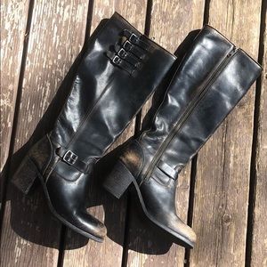 Frye Women’s Kelly Belted Tall Engineer Boot 9.5